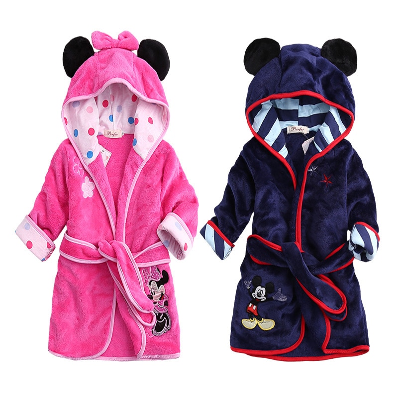 Childrens Robes Kids Hooded Pajamas Clothes Child ..